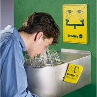 Eye Wash and Skirt - Wall Mount